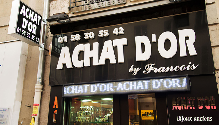 Achat d'or Paris 20 (75020)